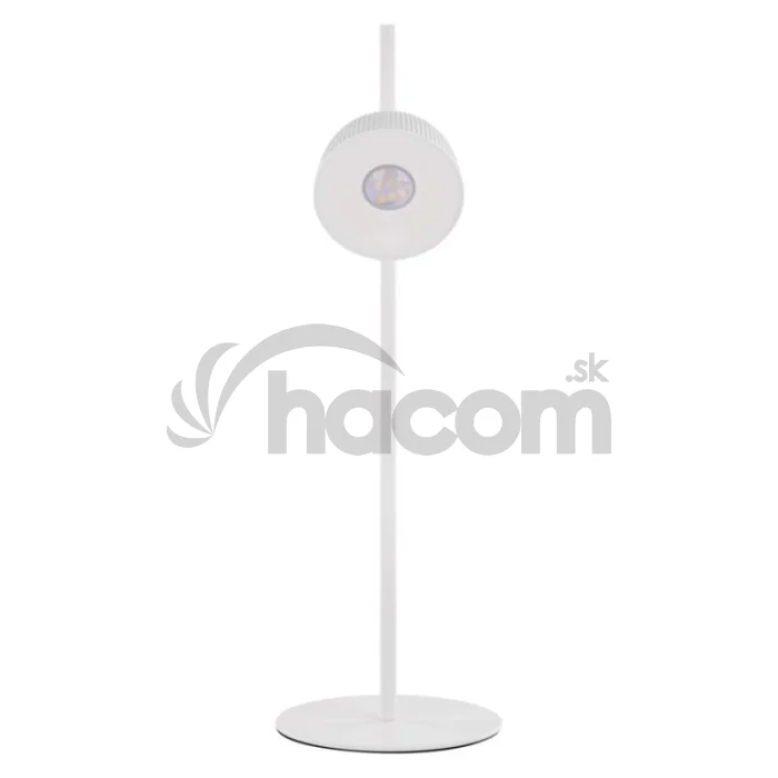 LED stolná lampa SOPHIE, dobíjacia, biela