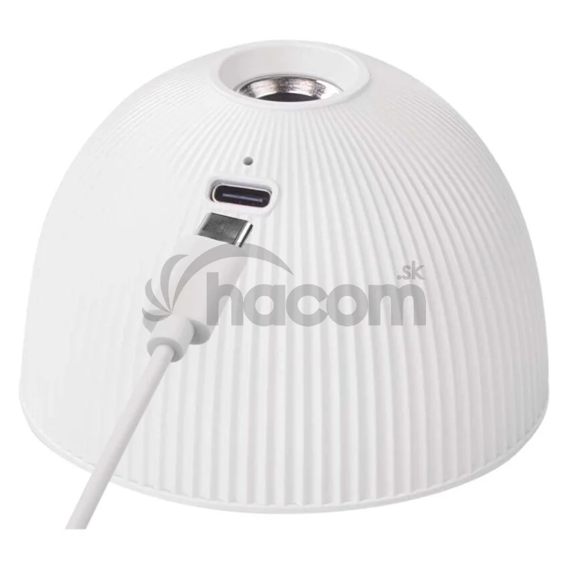 LED stolná lampa SOPHIE, dobíjacia, biela