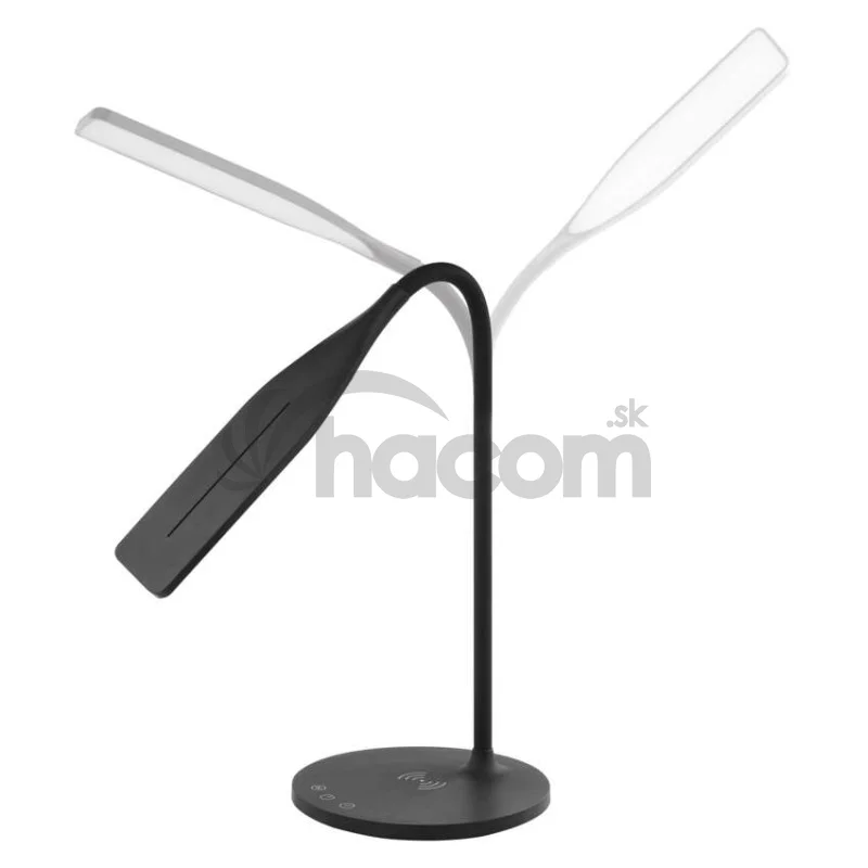 LED stolná lampa OSCAR, čierna