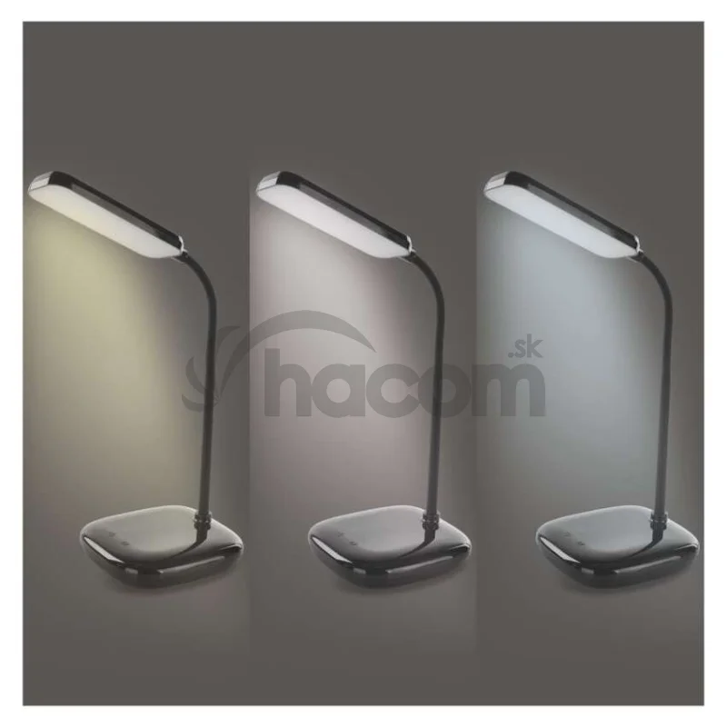 LED stolná lampa MOLLY, čierna