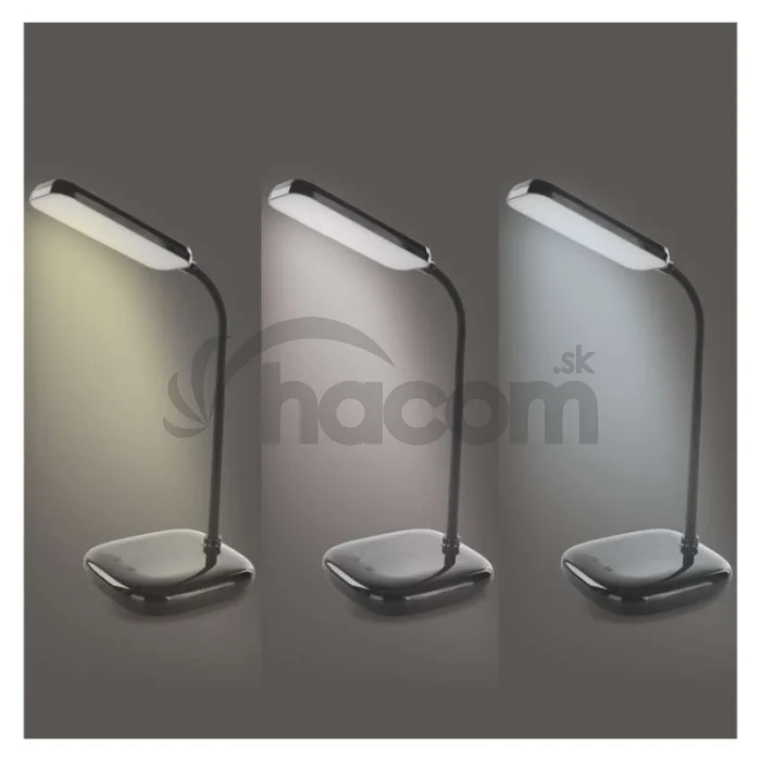LED stolná lampa MOLLY, čierna