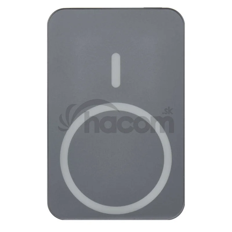 Power bank EMOS WI 1046, 10 000 mAh, 20 W+Wireless, šedá