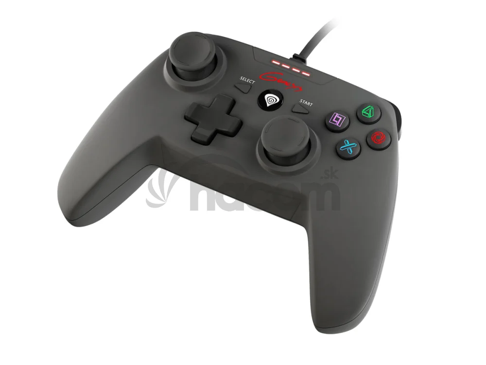 Drôtový gamepad Genesis P58, pre PS3/PC, vibrácie