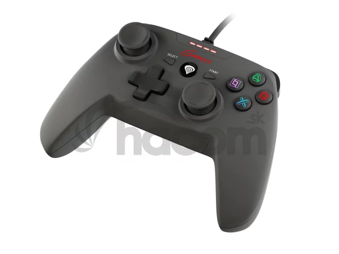 Drôtový gamepad Genesis P58, pre PS3/PC, vibrácie