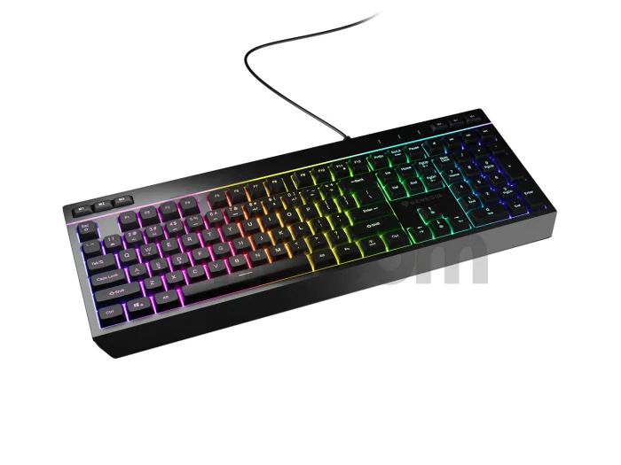 Herná klávesnica Genesis RHOD 530/RGB/Drôtové USB-A/US/Čierna