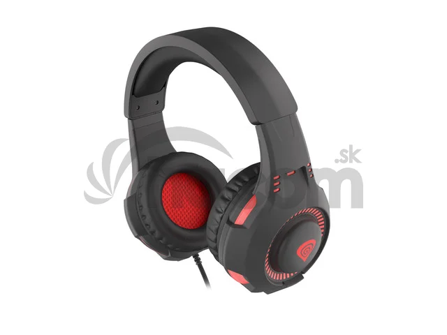 Herné slúchadlá Genesis RADON 210/7.1/USB/Drôt/Čierna-červená