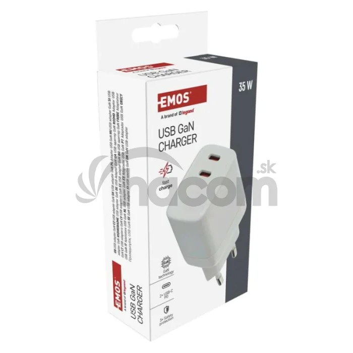 Univerzálny USB adaptér GaN do siete PD 35 W max.