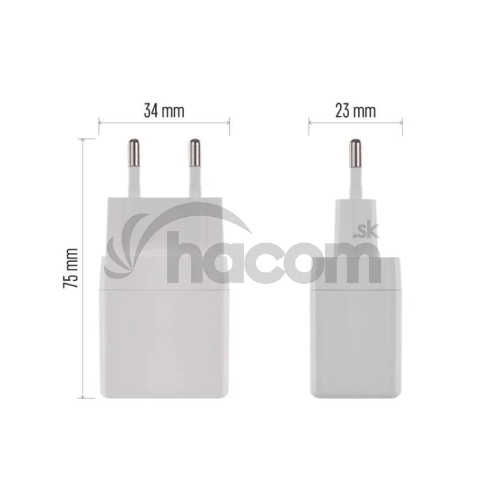 Univerzálny USB adaptér GaN do siete PD 35 W max.