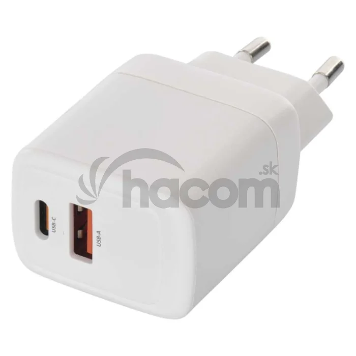 Univerzálny USB adaptér GaN do siete PD 20 W max.