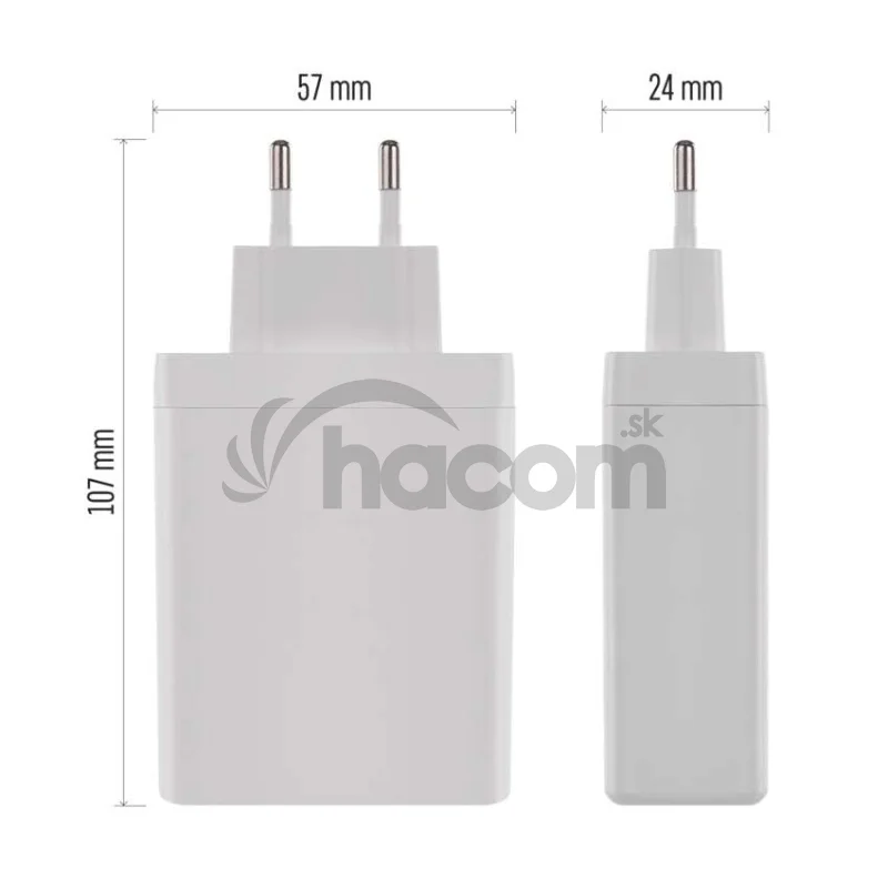 Univerzálny USB adaptér GaN do siete PD 120 W max.