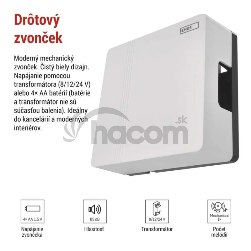 Drôtový zvonček P57101