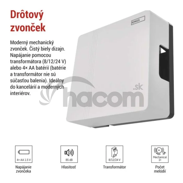 Drôtový zvonček P57101