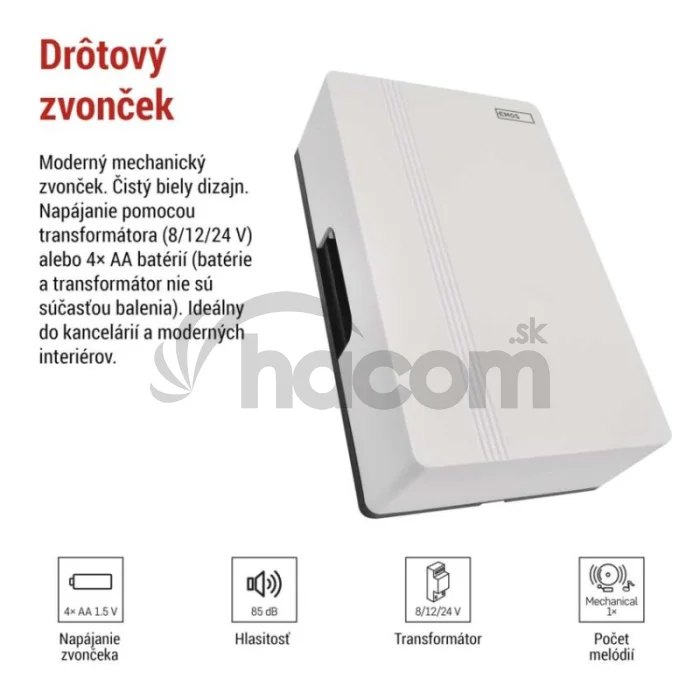 Drôtový zvonček P57102