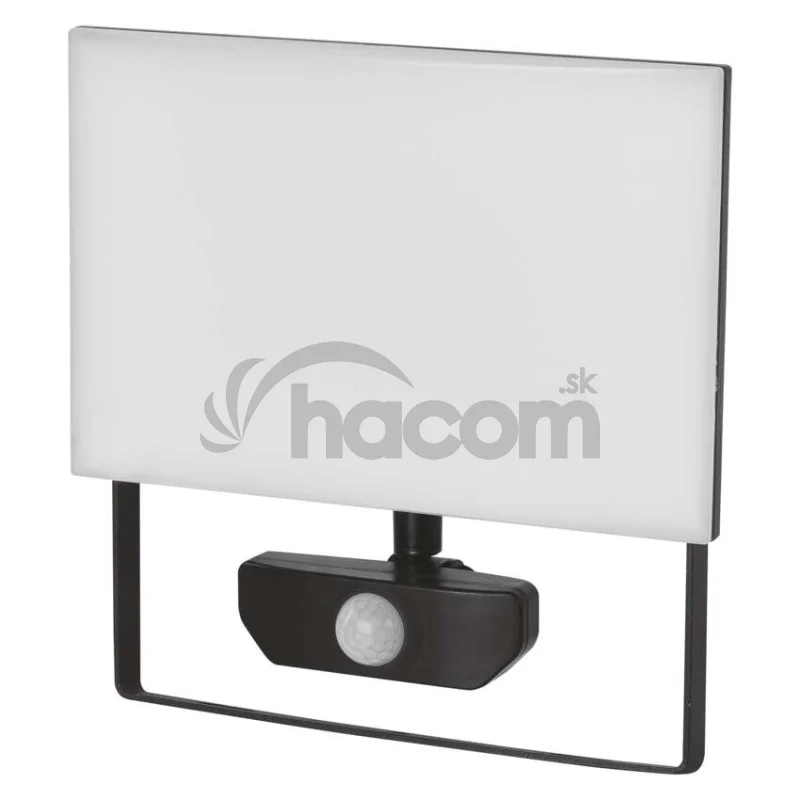 LED reflektor TAMBO so senzorom pohybu, 50 W, 5000 lm, čierny