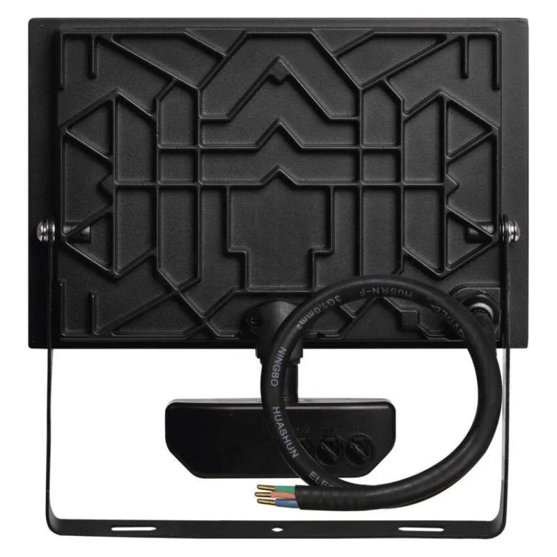 LED reflektor TAMBO so senzorom pohybu, 50 W, 5000 lm, čierny