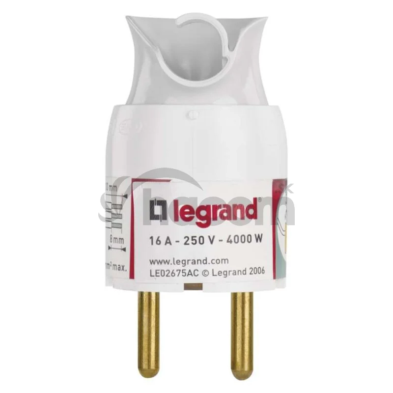 Legrand vidlica otočná, biela