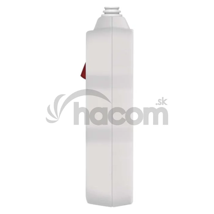Predlžovací kábel 3 m / 2 zásuvky / s vypínačom / biely / PVC / 1 mm2
