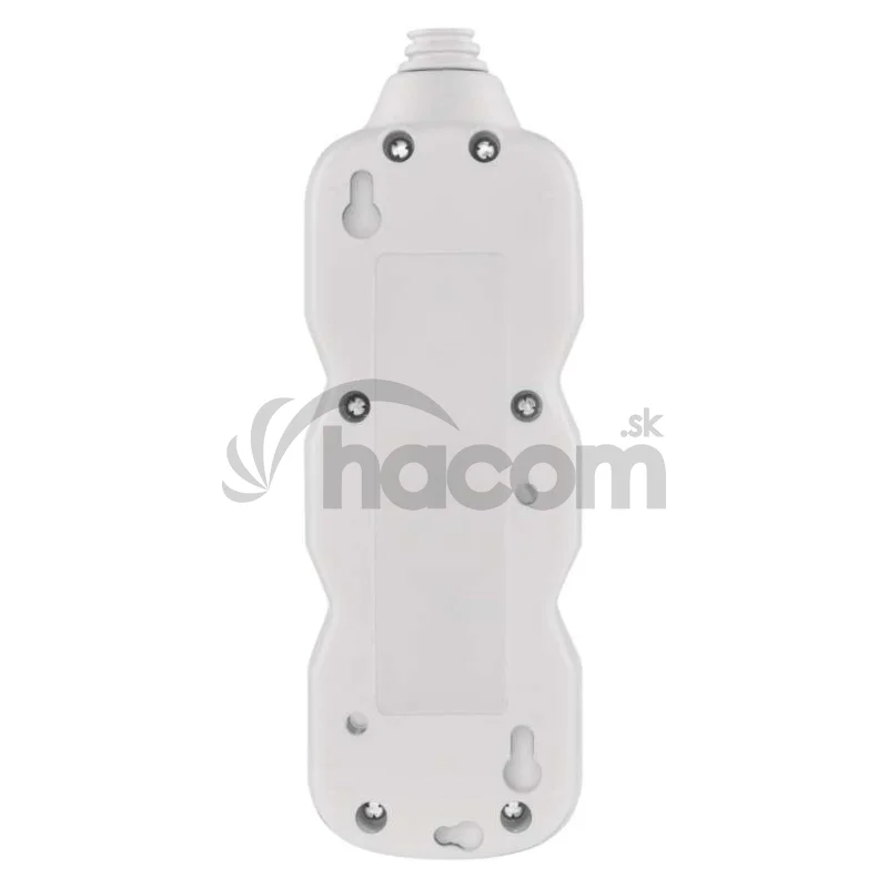 Predlžovací kábel 2 m / 2 zásuvky / s vypínačom / biely / PVC / 1 mm2