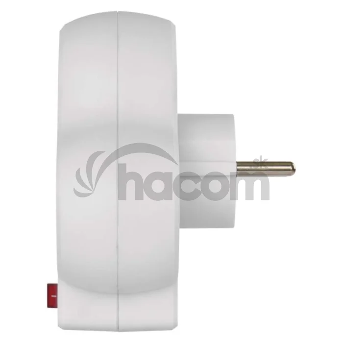 Rozbočovacia zásuvka 2×, vyp., 1×USB-A+1×USB-C, biela