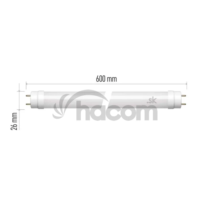 LED trubica T8 9 W 60 cm studená biela 25 ks