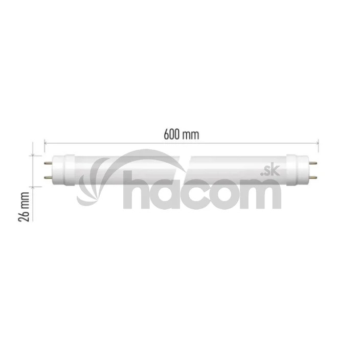 LED trubica T8 9 W 60 cm studená biela 25 ks