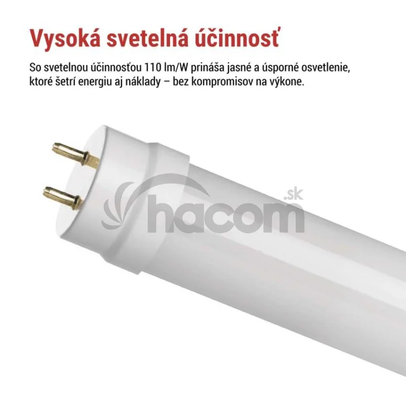 LED trubica T8 18 W 120 cm neutrálna biela