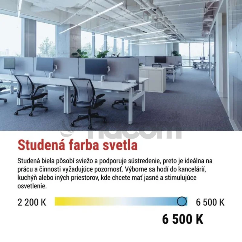 LED trubica T8 9 W 60 cm studená biela 25 ks