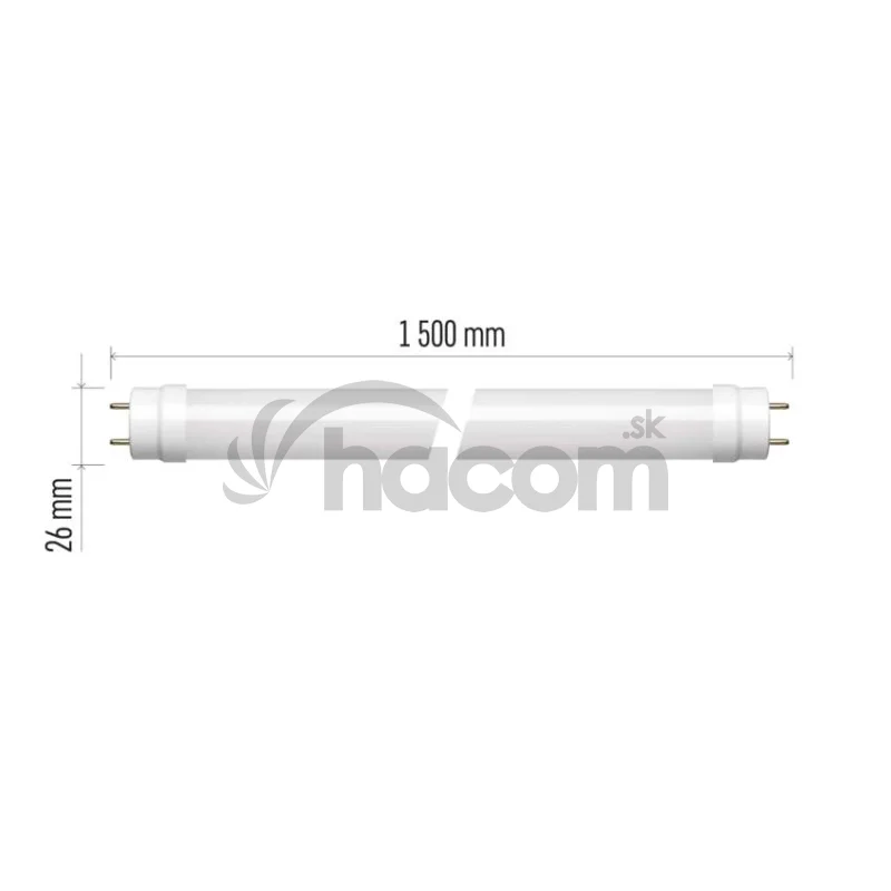 LED trubica T8 24 W 150 cm studená biela