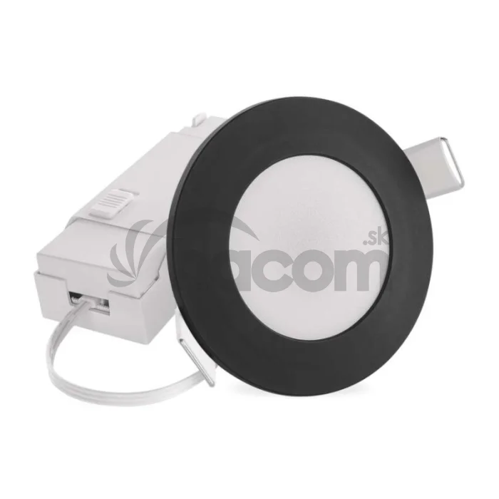 LED SVIETIDLO LORI VST. KR 4,5W 345LM IP65 CCT čierná