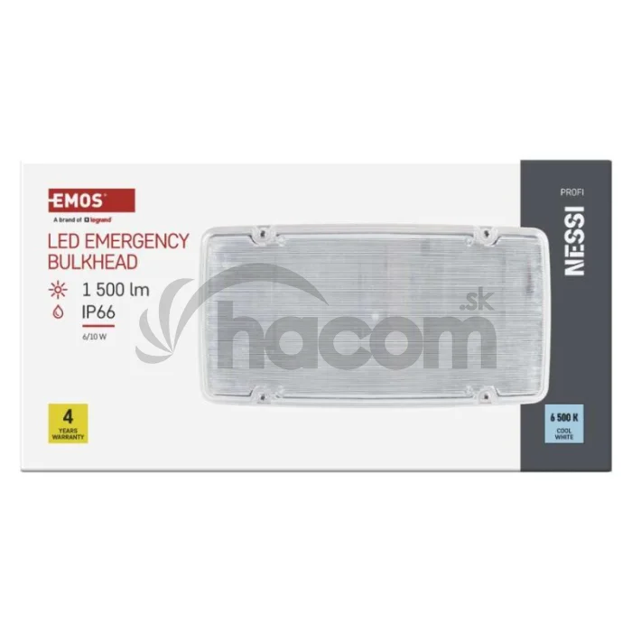 LED Núdzové svietidlo NESSI 10W 3h IP66