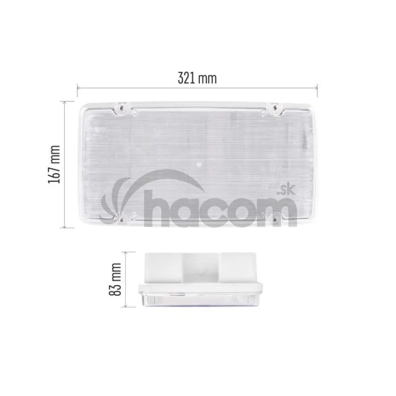 LED Núdzové svietidlo NESSI 10W 3h IP66