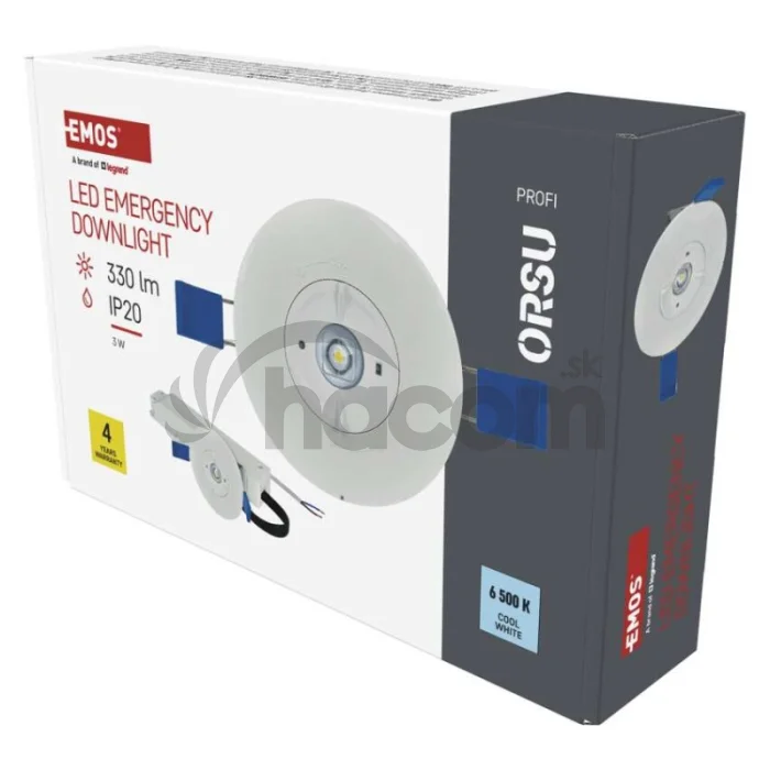 LED Núdzové svietidlo ORSU 2W 300lm 3H