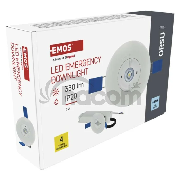 LED Núdzové svietidlo ORSU 2W 300lm 3H