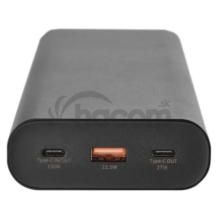 Power bank EMOS NTBF30, 27 000 mAh, 100 W PD, čierny