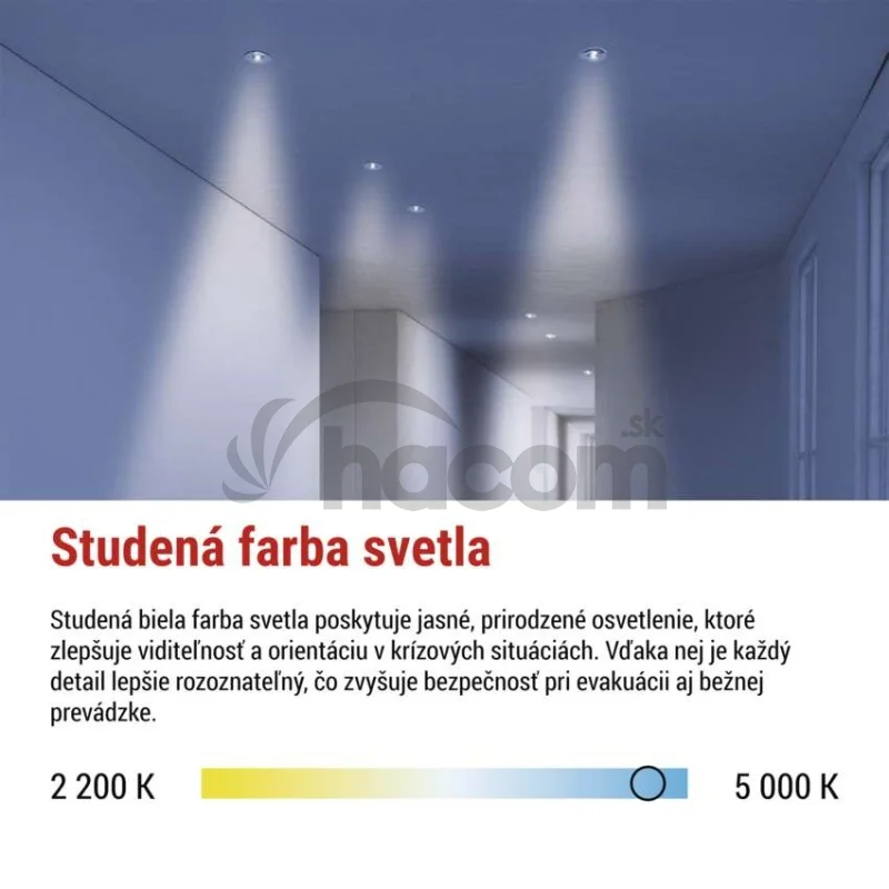 LED Núdzové svietidlo ORSU 1W 130lm 3h