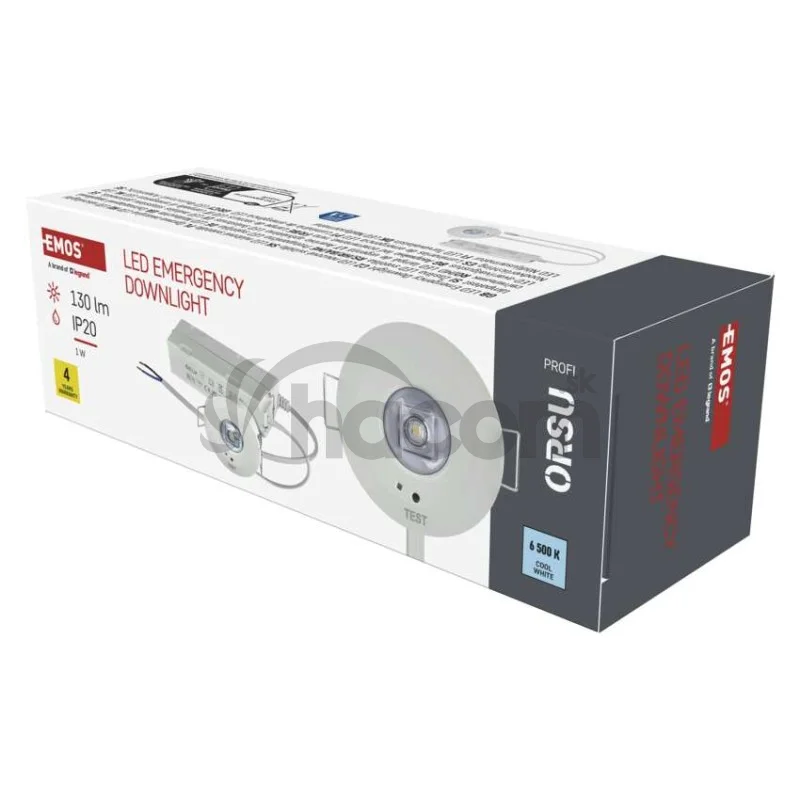 LED Núdzové svietidlo ORSU 1W 130lm 3h