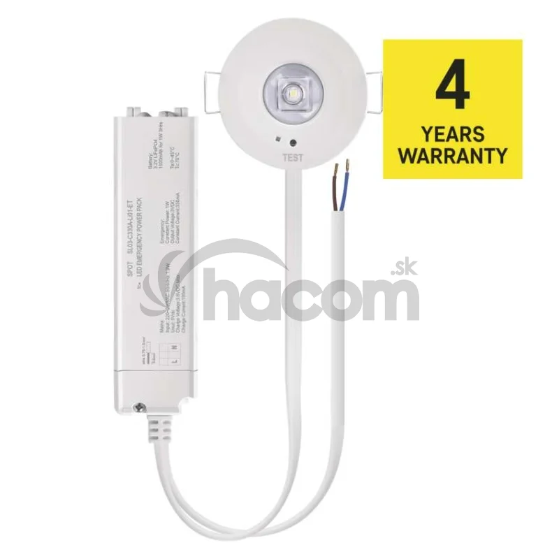 LED Núdzové svietidlo ORSU 1W 130lm 3h