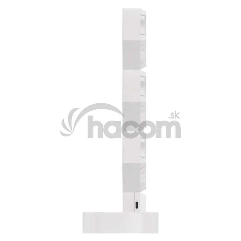 GoSmart LED stolná lampa Hexagon biela, 6 častí, RGBIC stmievateľná, WiFi