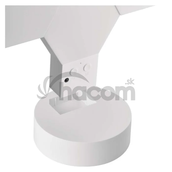 GoSmart LED stolná lampa Hexagon biela, 6 častí, RGBIC stmievateľná, WiFi