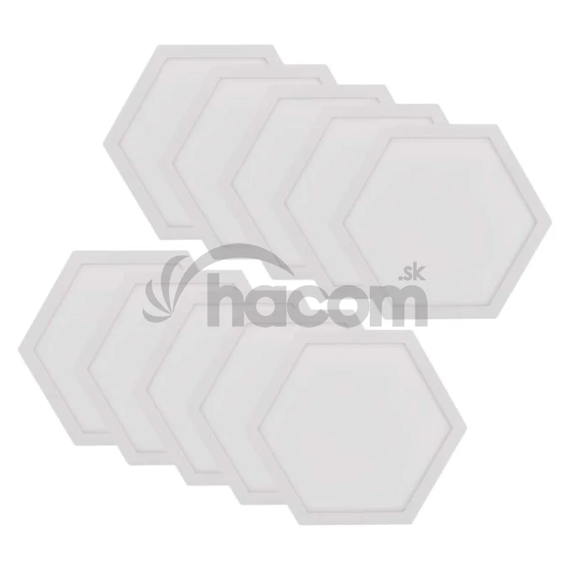 GoSmart LED svietidlo Hexagon, štartovacia sada, 10 dielov, 19 W, RGBIC stmievateľné, WiFi