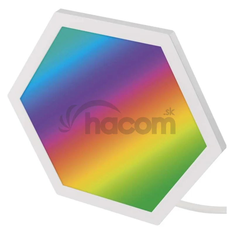 GoSmart LED svietidlo Hexagon, štartovacia sada, 10 dielov, 19 W, RGBIC stmievateľné, WiFi
