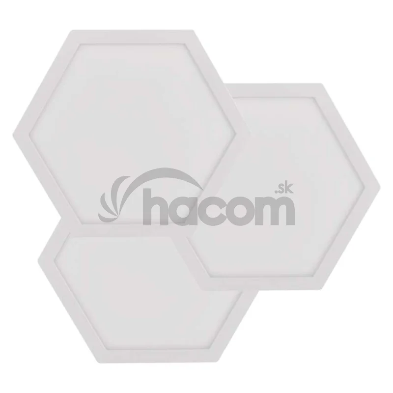 GoSmart LED svietidlo Hexagon, rozširujúca sada, 3 časti, 1,8W, RGBIC stmievateľné, WiFi
