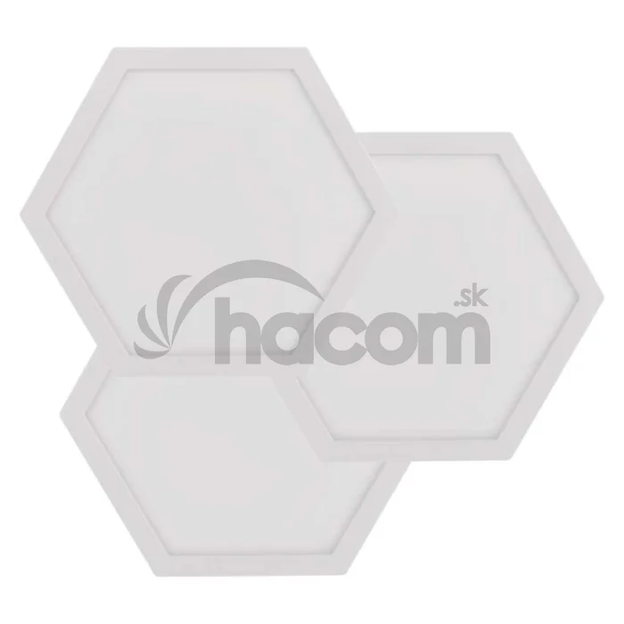 GoSmart LED svietidlo Hexagon, rozširujúca sada, 3 časti, 1,8W, RGBIC stmievateľné, WiFi