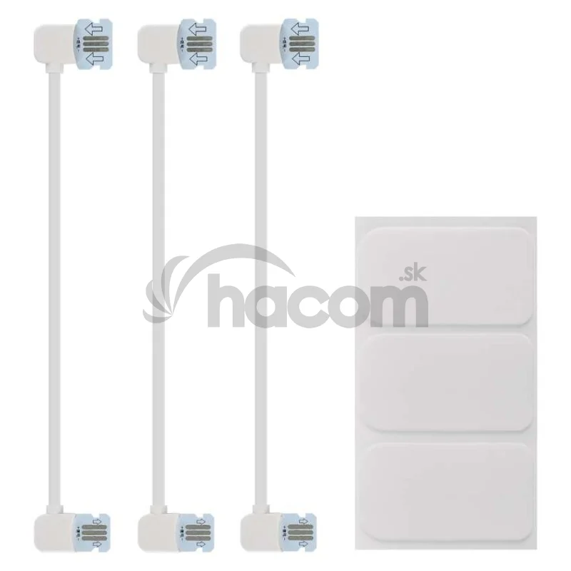 GoSmart LED svietidlo Hexagon, rozširujúca sada, 3 časti, 1,8W, RGBIC stmievateľné, WiFi