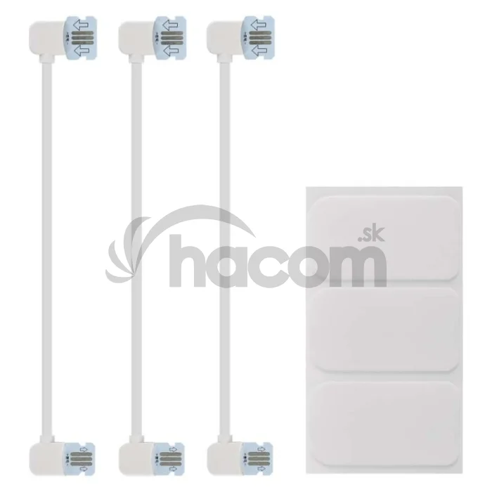 GoSmart LED svietidlo Hexagon, rozširujúca sada, 3 časti, 1,8W, RGBIC stmievateľné, WiFi