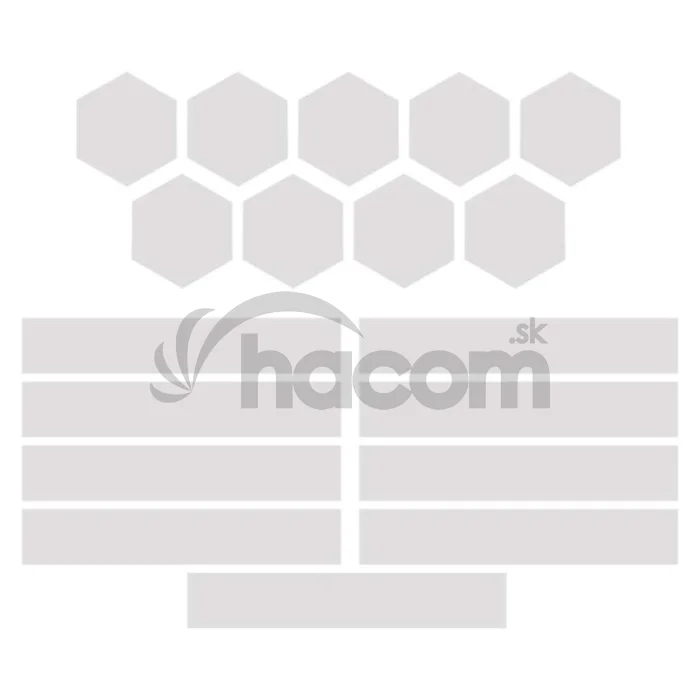 GoSmart LED svietidlo Lines white, 9 dielov, 34 W, RGBIC stmievateľné, WiFi
