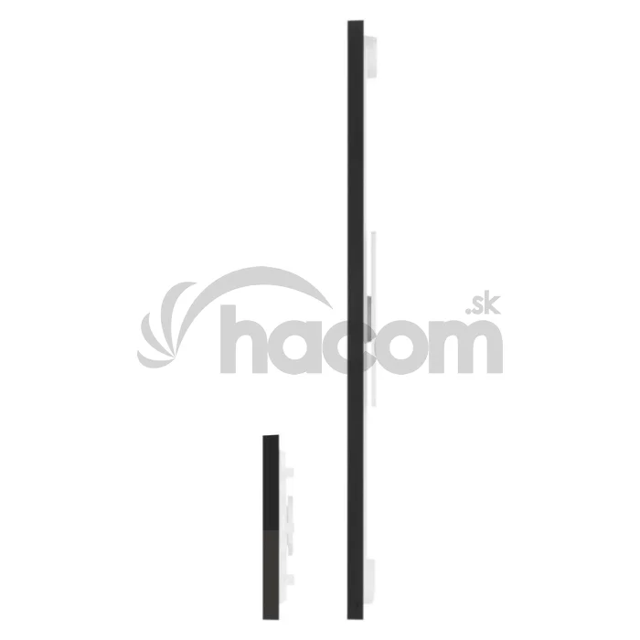 GoSmart LED svietidlo Lines čierne, 9 častí, 34 W, RGBIC stmievateľné, WiFi