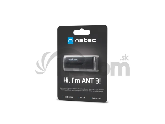 Natec ALL in One čítačka kariet MINI ANT USB 2.0, M2/microSD/MMC/Ms/RS-MMC/SD/T-Flash