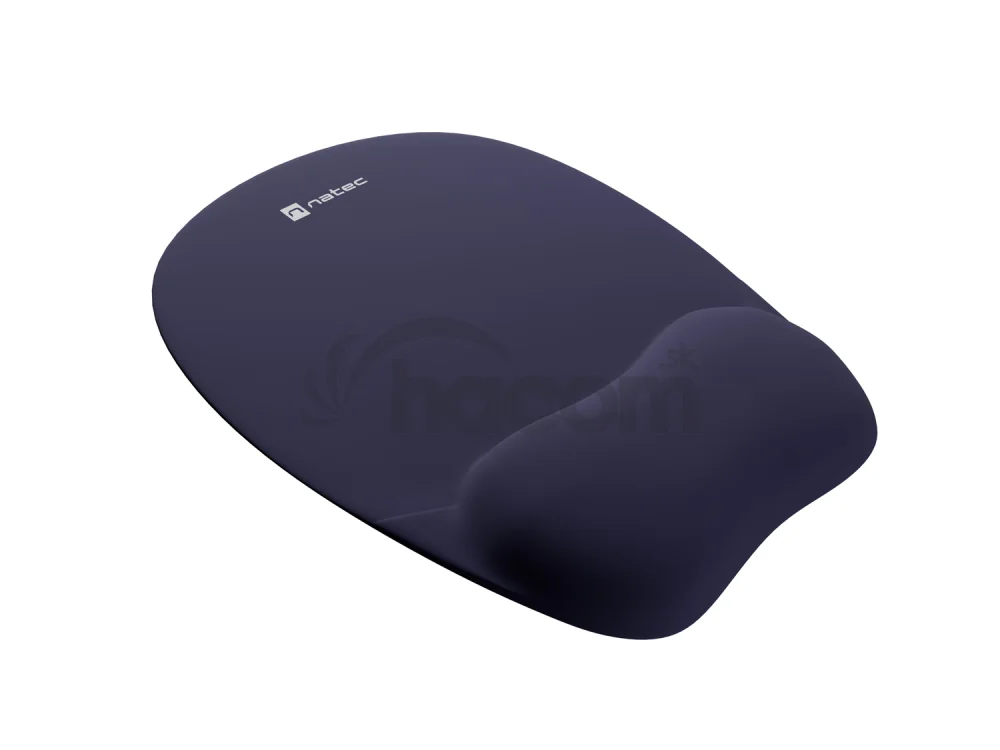 Podložka pod myš ergonomická Natec CHIPMUNK, pamäťová pena, Navy modrá, 230x200 mm