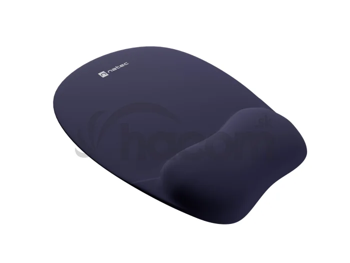 Podložka pod myš ergonomická Natec CHIPMUNK, pamäťová pena, Navy modrá, 230x200 mm
